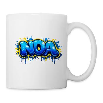NOA GRAFFITI NAME FOR PERFECT GIFT PRINTABLE - Mug - white - Right
