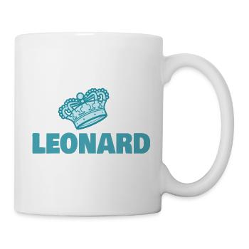 Vorname Leonard - Tasse - Weiß - Rechts