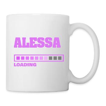 ALESSA - Mug blanc - blanc - Droite