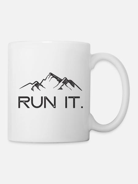 Ultra Running – Lauf es! - Tasse - Weiß