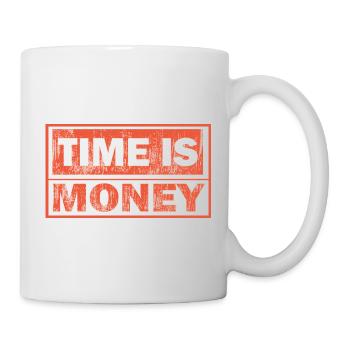 Zeit ist Geld Kühn - Tasse - Weiß - Rechts