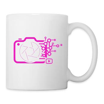 Digital Camera AI Art Tech Vector - Mug - white - Right