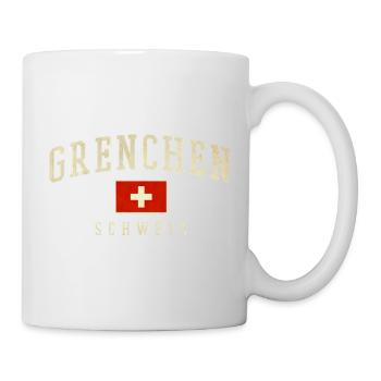 Personnages vintage de Grenchen Suisse - Mug blanc - blanc - Droite