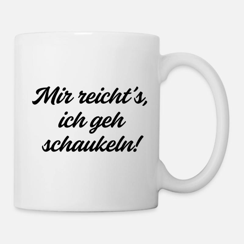 I've had enough, I'm going swinging. - Mug - white