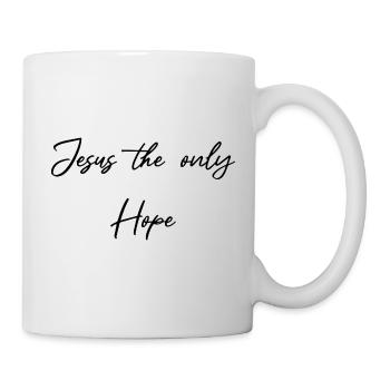 Jesus the only hope - Mug - white - Right
