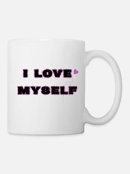 Self-love, I love myself - Mug - white
