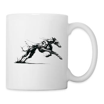 Galgo Ink 01 - Mug blanc - blanc - Droite