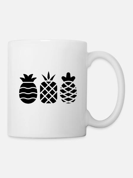 Pineapple without frills - Mug - white