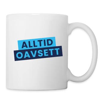 Immer unabhängig – stilvolle Aussage - Tasse - Weiß - Rechts