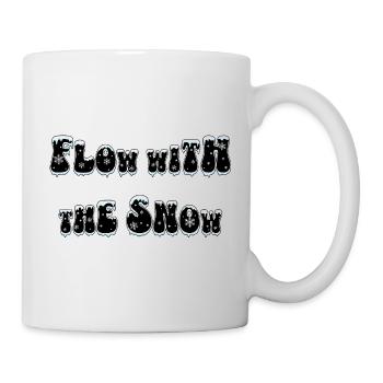 Flux avec la neige - Mug blanc - blanc - Droite