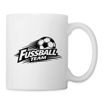 Fussball Team Symbol - Tasse - Weiß - Rechts
