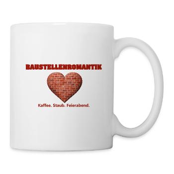 Romance sur le chantier - Mug blanc - blanc - Droite