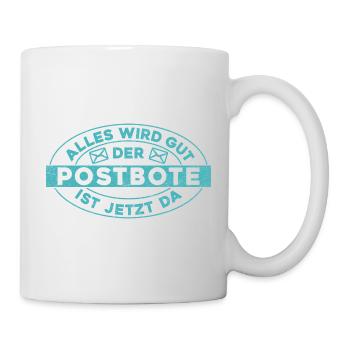 FACTEUR : TOUT EST SORTI, LE FACTEUR EST LÀ MAINTENANT - Mug blanc - blanc - Droite