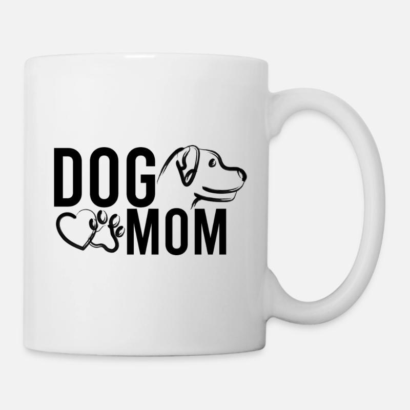 Conception de maman chien - Mug blanc - blanc