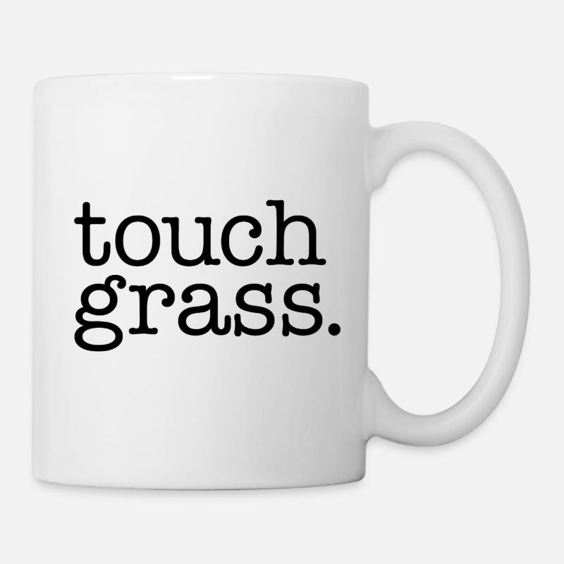 Toucher l’herbe - Mug blanc - blanc