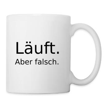Runs ... but wrong - Mug - white - Right