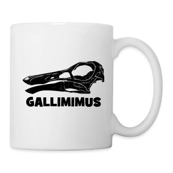 Gallimimus Skull Fossil - Mug - white - Right