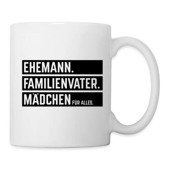Husband Family Man Girl For Everything, Beam B - Mug - white - Right