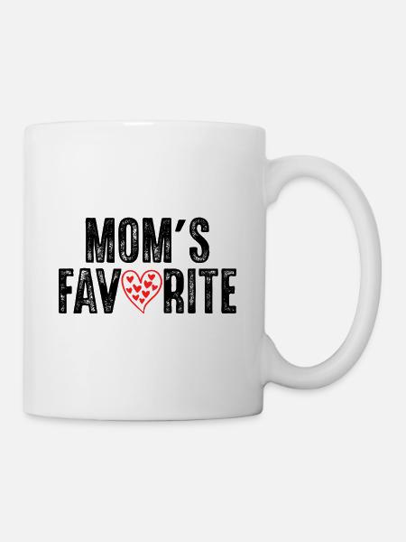 Mutters  Lieblings - Tasse - Weiß