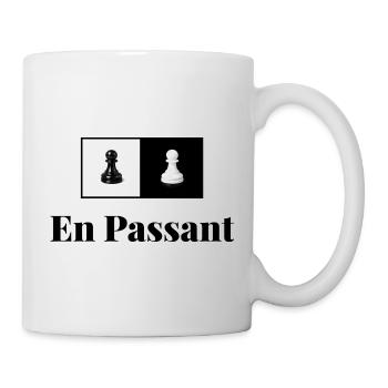 En Passant - Tasse - Weiß - Rechts