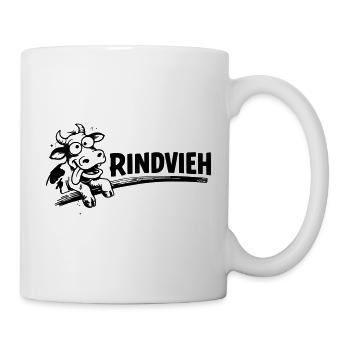 Rindvieh - Tasse - Weiß - Rechts