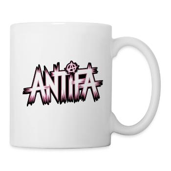 Antifa – Antifaschistisches Merch - Tasse - Weiß - Rechts