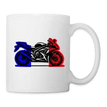 moto france 2026 - Mug blanc - blanc - Droite
