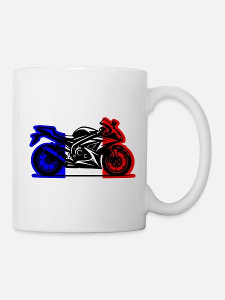 moto france 2026 - Mug blanc - blanc