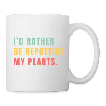 Jardinage floral - Mug blanc - blanc - Droite