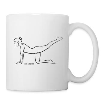 SOUL CONTOUR - Vyaghrasana - Tasse - Weiß - Rechts