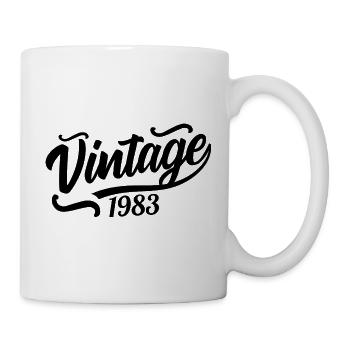 1983 Né en 1983, 56e anniversaire - Mug blanc - blanc - Droite
