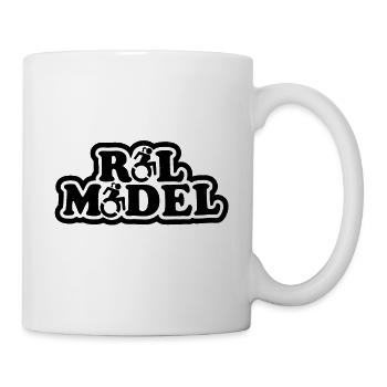 Jeder Rollstuhlnutzer ist ein Vorbild # - Tasse - Weiß - Rechts