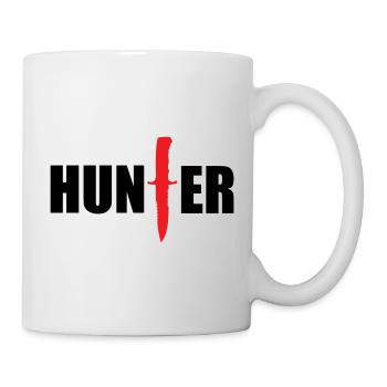 Wildjäger – Jagd - Tasse - Weiß - Rechts