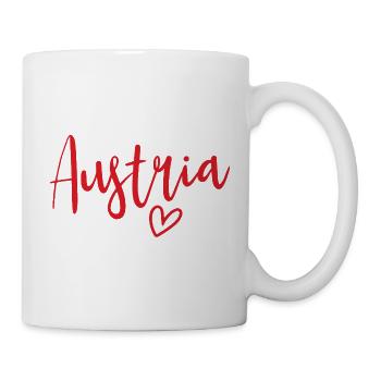 Austria Heart Women's Love Austria - Tasse - Weiß - Rechts