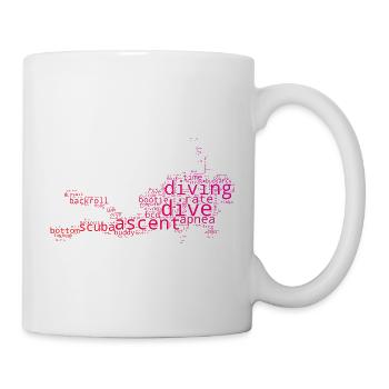 Easy Diving design intemporel - Mug blanc - blanc - Droite