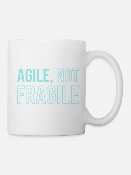 Agile Development, Scrum Coach Shirt - Tasse - Weiß