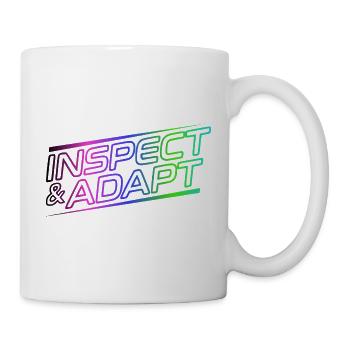 Inspecter & Adapter, Agile Coach Scrum Mug - Mug blanc - blanc - Droite