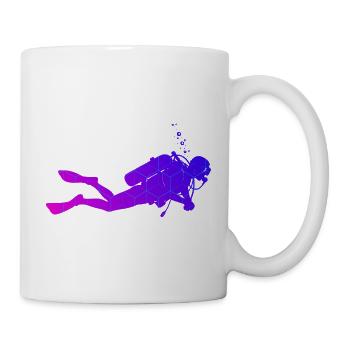 Great diving gift for diving - Mug - white - Right