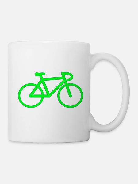 Fahrrad Rad - Tasse - Weiß
