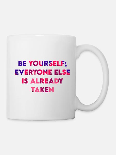 Soyez vous-même - Mug blanc - blanc