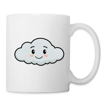 Kuscheliger Wolkenfreund - Tasse - Weiß - Rechts