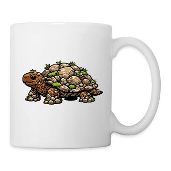 Tortue terrestre – animal issu de la nature - Mug blanc - blanc - Droite