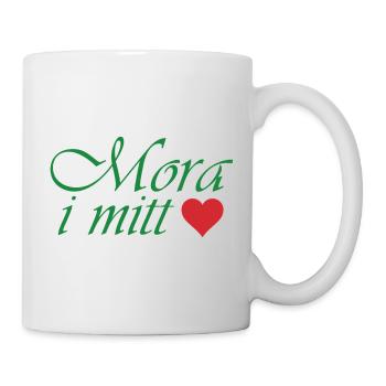 Mora dans mon cœur - Mug blanc - blanc - Droite