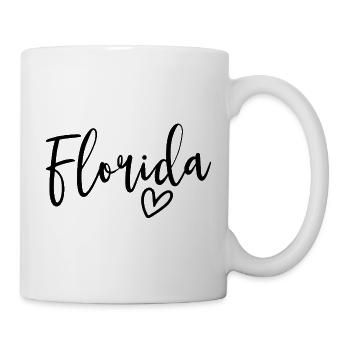 Florida Heart Women's Love Florida - Mug - white - Right