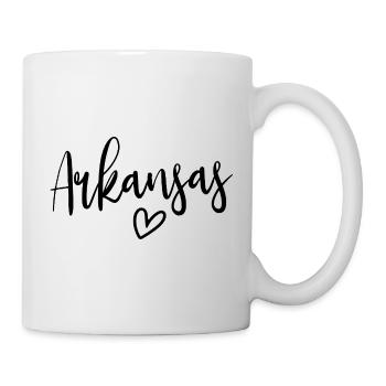 Arkansas Heart Women's Love Arkansas - Mug - white - Right