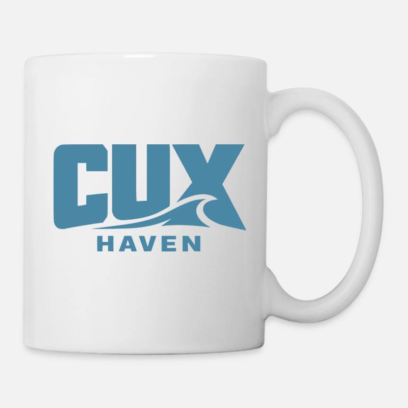 Cux Haven Coastal Wave for Cuxhaven Fans - Mug - white