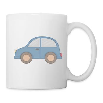 Little Blue Car Graphic - Mug - white - Right
