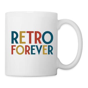 Retro forever - Mug blanc - blanc - Droite