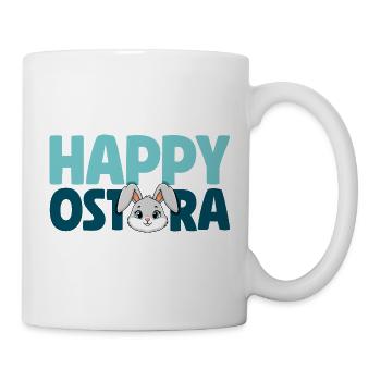 Happy Ostara Rabbit Bunny Easter Ostara - Mug - white - Right