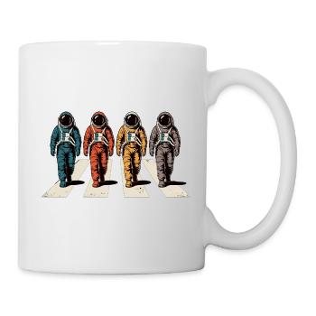 Astronaut Zebra Stripe Retro Space Astronaut - Mug blanc - blanc - Droite